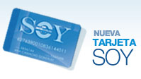 Ventajas nueva tarjeta SOY. Abre en ventana nueva