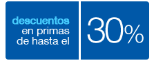Descuentos en primas de hasta el 30%