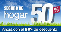 Oferta. Un descuento como una casa. 50% de descuento