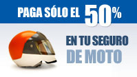 Paga la mitad en tu Seguro de Moto