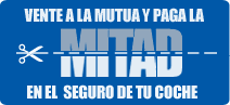 Vente a la Mutua y paga la mitad en tu Seguro de Coche