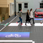 El paso de peatones inteligente que utiliza pantallas LED - ÓN