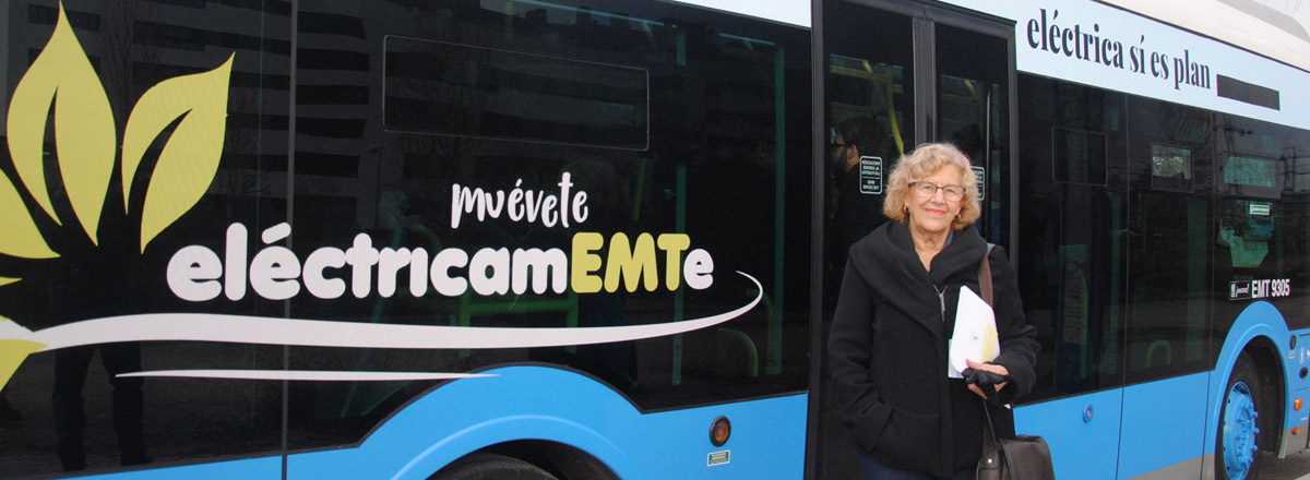 La primera línea de autobuses 100% eléctricos de Madrid - ÓN