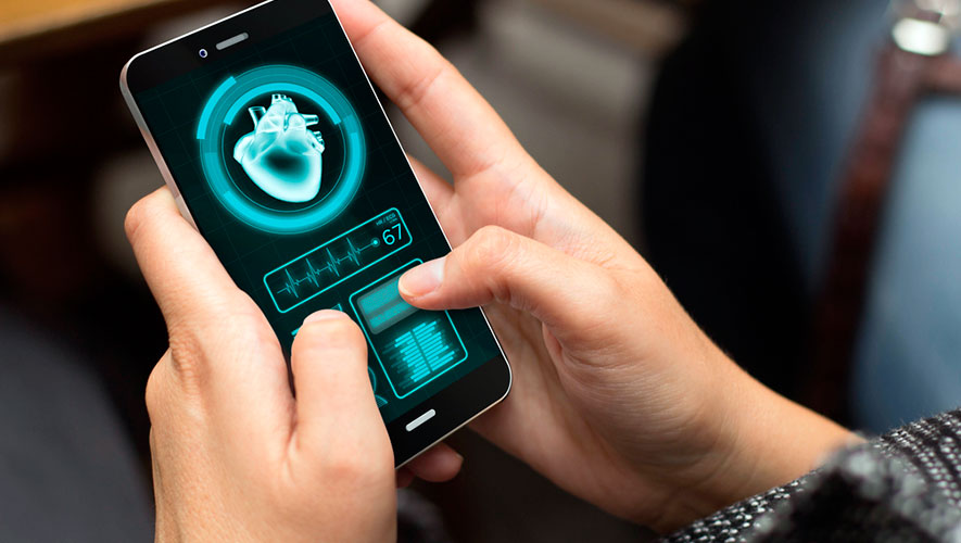 Gadgets para la salud conectados aplicaciones para smartphone-ÓN
