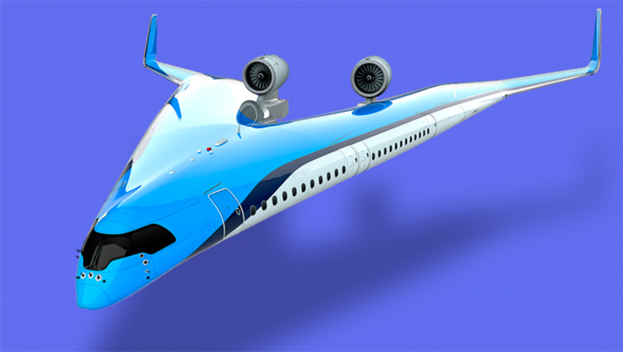 Flying-V está diseñado con los motores más eficientes en consumo de combustible- ÓN
