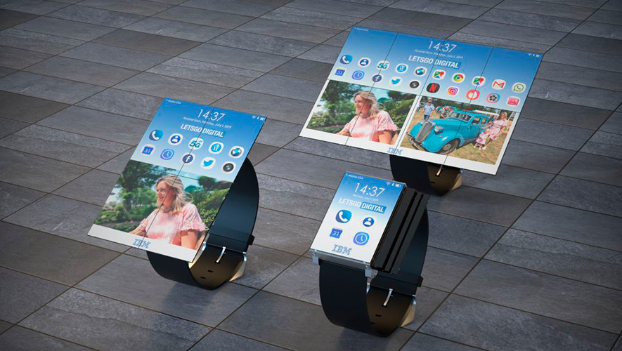 El nuevo smartwatch de IBM despliega su pantalla en ocho partes- ÓN